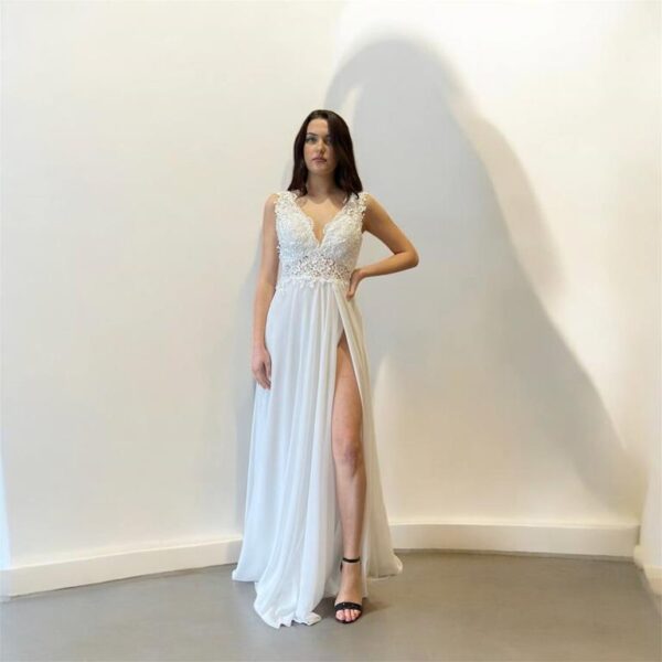 8657 VESTIDO ENCAJE - Imagen 6