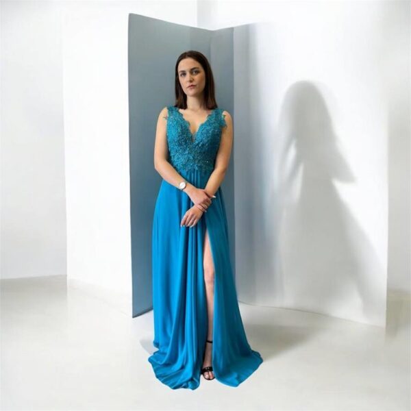 8657 VESTIDO ENCAJE - Imagen 2